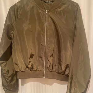 Army Green Bomber Jacket